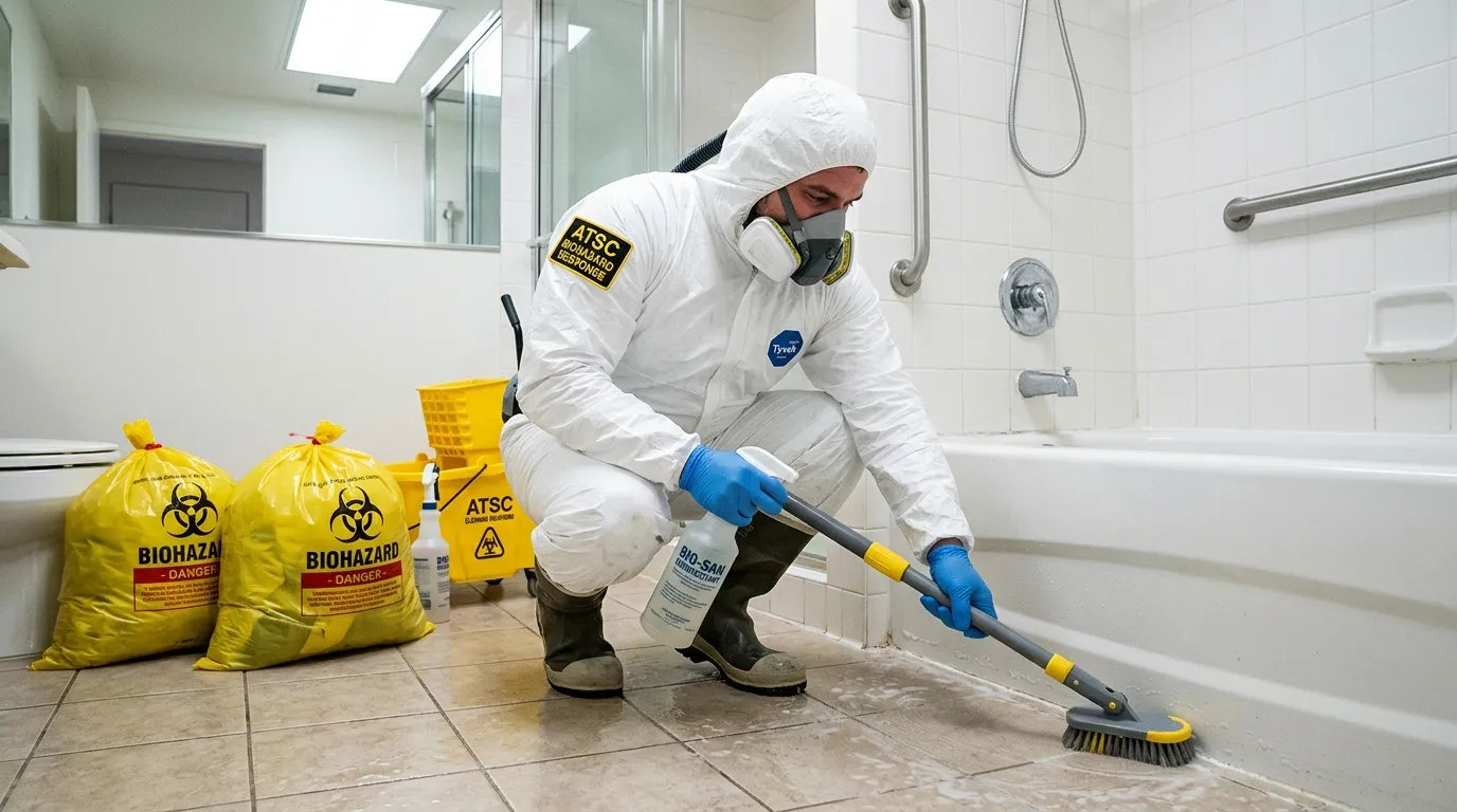 Decontamination equipment deployed for Blood Cleanup in Orrville